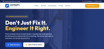 Home Services / Repair / Plumbing / Electrician Template